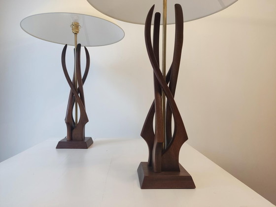 Image 1 of Paire de lampes américaines - 1960s 