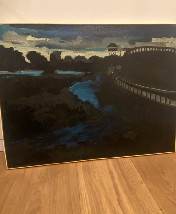 Image 1 of Painting "Boundary" 1995 Murtaz Shvelidze