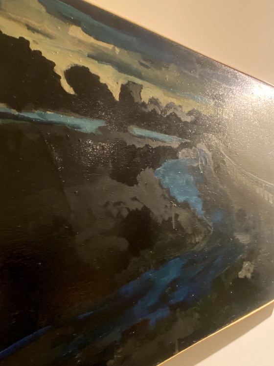 Image 1 of Painting "Boundary" 1995 Murtaz Shvelidze