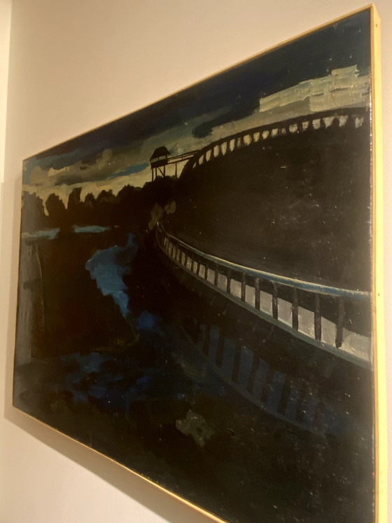 Image 1 of Painting "Boundary" 1995 Murtaz Shvelidze