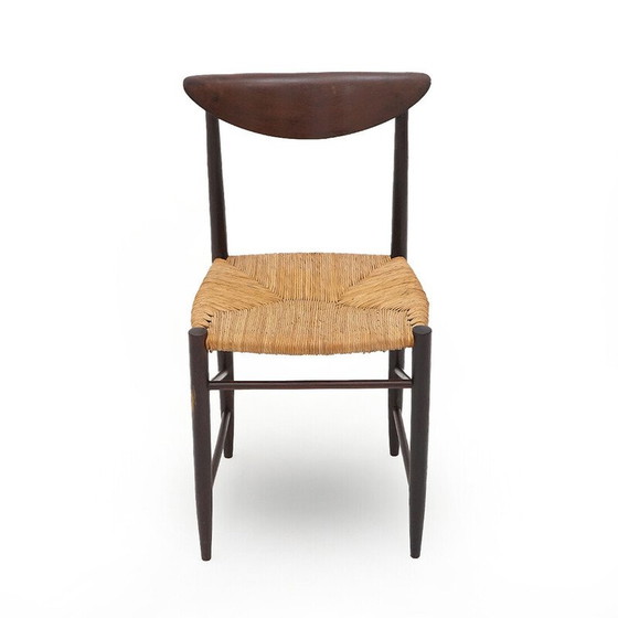 Image 1 of Vintage model 316 chair in teak and rope by Peter Hvidt and Orla Mølgaard-Nielsen for Soborg, Denmark 1950