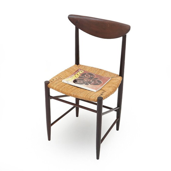 Image 1 of Vintage model 316 chair in teak and rope by Peter Hvidt and Orla Mølgaard-Nielsen for Soborg, Denmark 1950