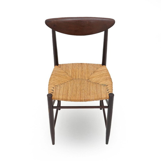 Image 1 of Vintage model 316 chair in teak and rope by Peter Hvidt and Orla Mølgaard-Nielsen for Soborg, Denmark 1950