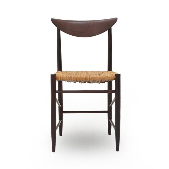Image 1 of Vintage model 316 chair in teak and rope by Peter Hvidt and Orla Mølgaard-Nielsen for Soborg, Denmark 1950