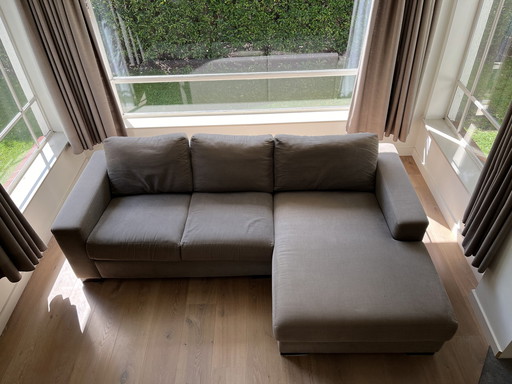 Cartel Living 2.5 Seater Sofa With Chaise Longue