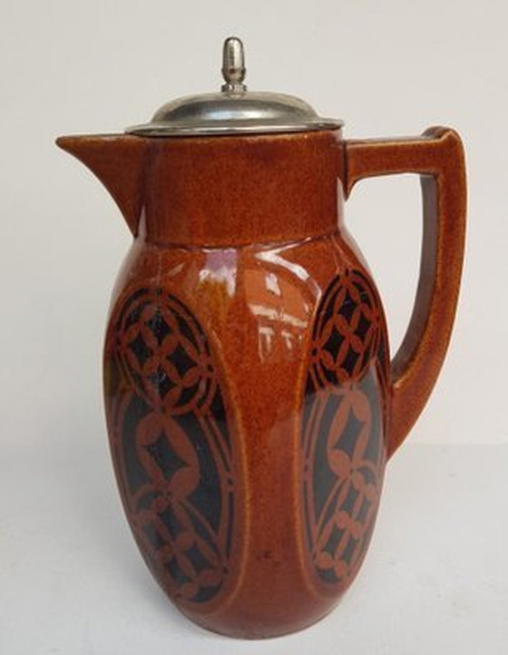 Image 1 of Art Deco Cocoa Jug With Handle