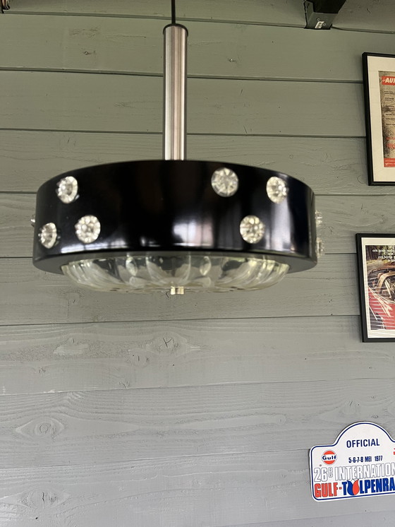 Image 1 of Black Mid - Century Pendant Lamp