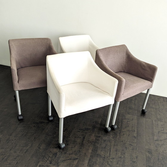 Image 1 of 4 DePadova Pollack chairs by Vico Magistretti