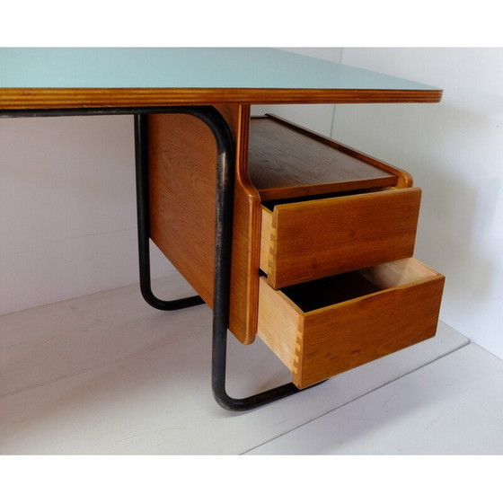 Image 1 of Vintage desk by Robert Charroy for Mobilor, 1950