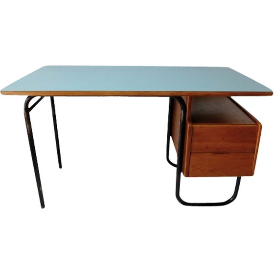 Image 1 of Vintage desk by Robert Charroy for Mobilor, 1950
