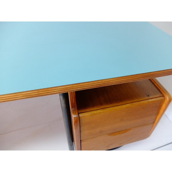 Image 1 of Vintage desk by Robert Charroy for Mobilor, 1950