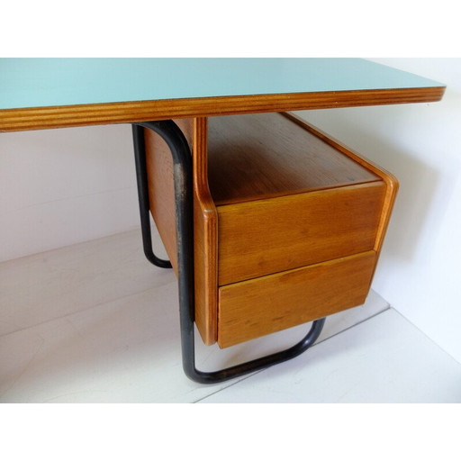 Vintage desk by Robert Charroy for Mobilor, 1950