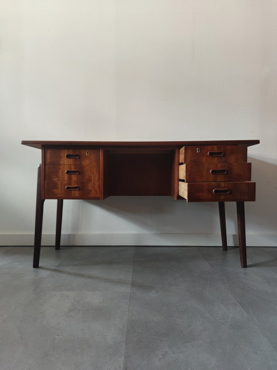 Image 1 of Vintage Danish desk in teak