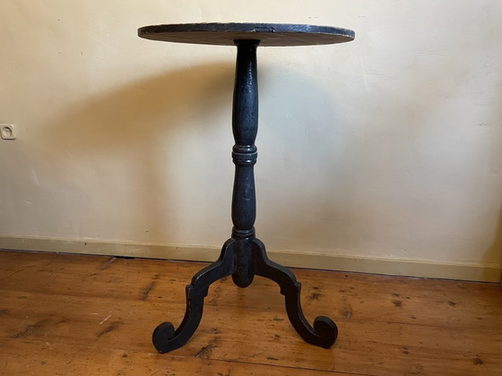 Image 1 of Table Round Side Table Queridon French