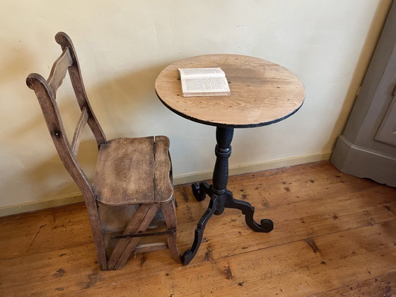 Image 1 of Table Round Side Table Queridon French