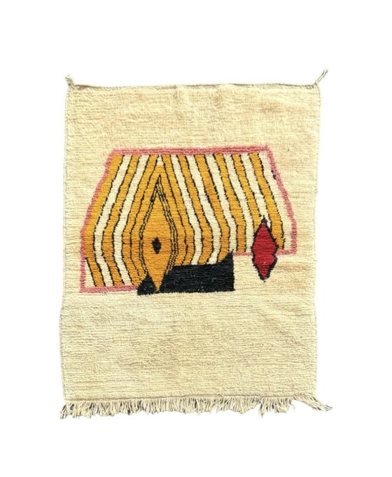 Image 1 of Moroccan Modern Boujad Wool Rug