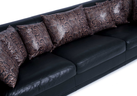 Image 1 of Bendic sofa 3 seater cowhide leather refurbished