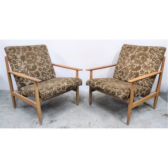 Image 1 of Pair of vintage armchairs by Ton, Czechoslovakia 1960