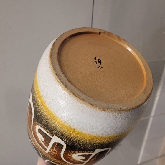 Image 1 of Vintage ceramic vase with ethnic decorative motifs by Jordi Serra Moragas, Spain 1970