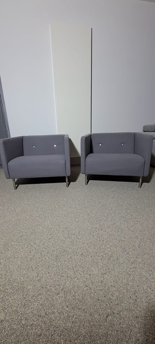 2x Moooi Bottoni Marcel Wanders Armchairs