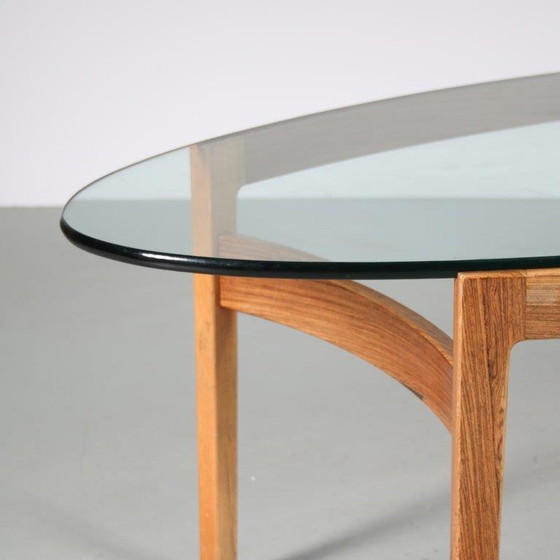 Image 1 of Ib Kofod Larsen Coffee Table by Fröschen Sitform, Germany 1960