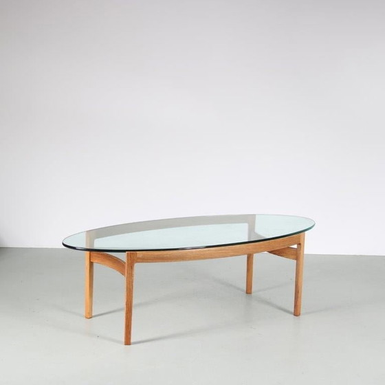 Image 1 of Ib Kofod Larsen Coffee Table by Fröschen Sitform, Germany 1960