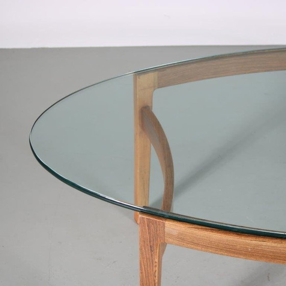 Image 1 of Ib Kofod Larsen Coffee Table by Fröschen Sitform, Germany 1960