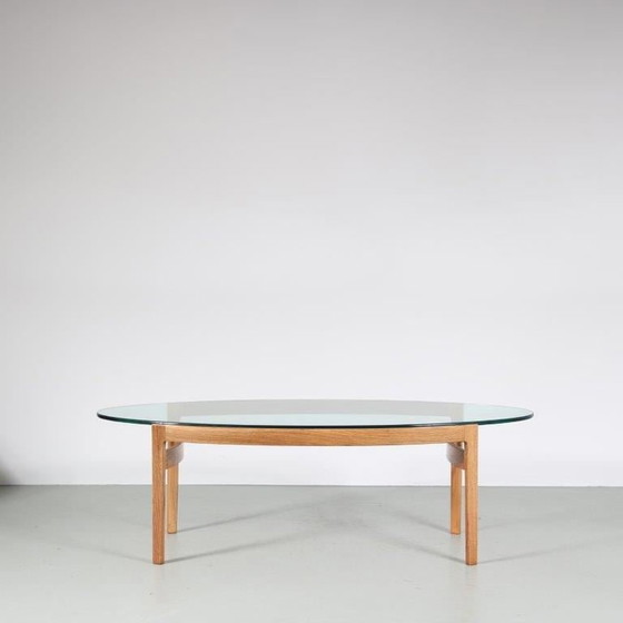 Image 1 of Ib Kofod Larsen Coffee Table by Fröschen Sitform, Germany 1960