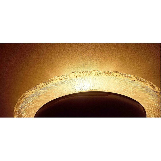 Image 1 of Specchio vintage in policarbonato stampato retroilluminato per Hillebrand, 1970