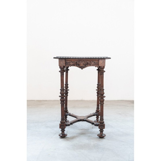 Image 1 of Vintage solid cherry desk, France 1919