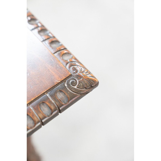 Image 1 of Vintage solid cherry desk, France 1919