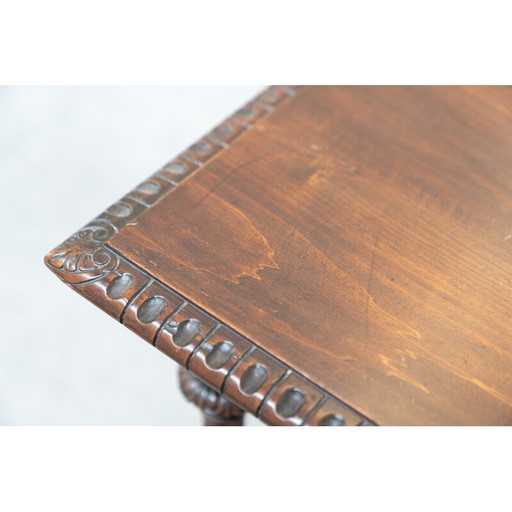 Vintage solid cherry desk, France 1919