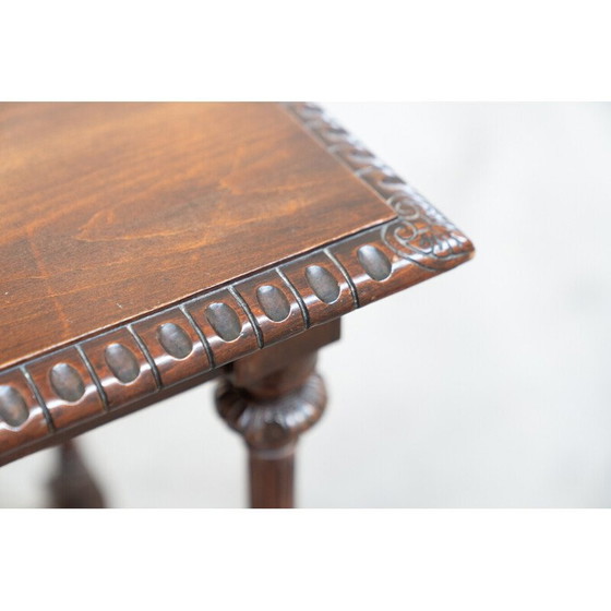 Image 1 of Vintage solid cherry desk, France 1919
