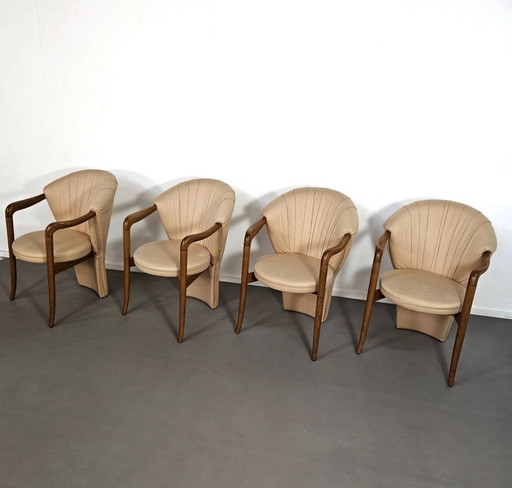 4 X Fan Chair By Pierre Costantini, 1990S