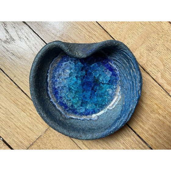 Image 1 of Vintage Brutalist ceramic pocket organizer, 1970