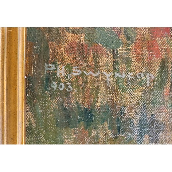 Image 1 of Vintage painting "Peace and the Arts are better than the brutal Glory of Arms" by Philippe Swyncop
