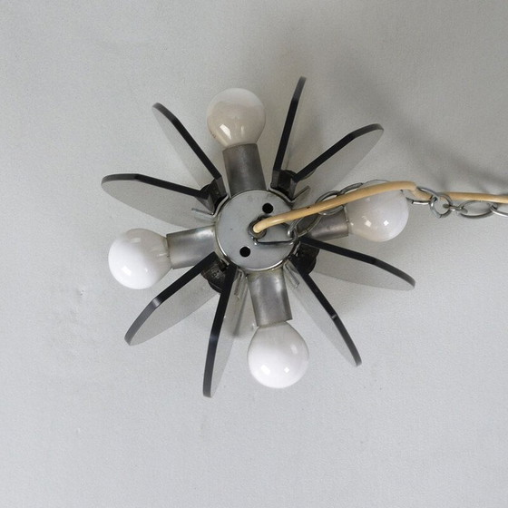 Image 1 of Lampada a sospensione in vetro vintage, Italia 1970