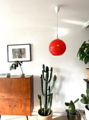 Lampada Peill &amp; Putzler rossa
