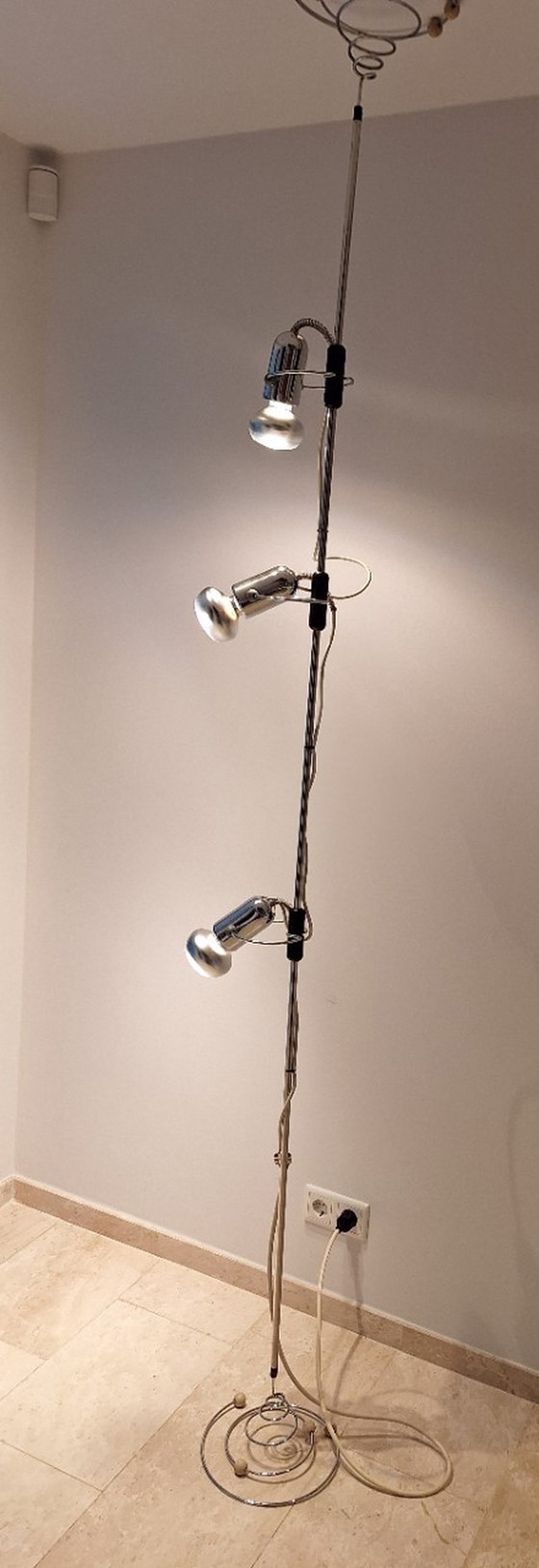 Image 1 of Italian Reggiani Tension floor to ceiling lamp