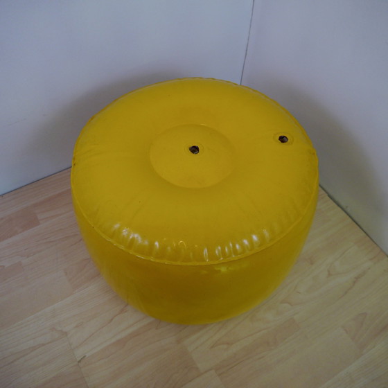 Image 1 of Space Age Inflatable Footstool Plasteco Design