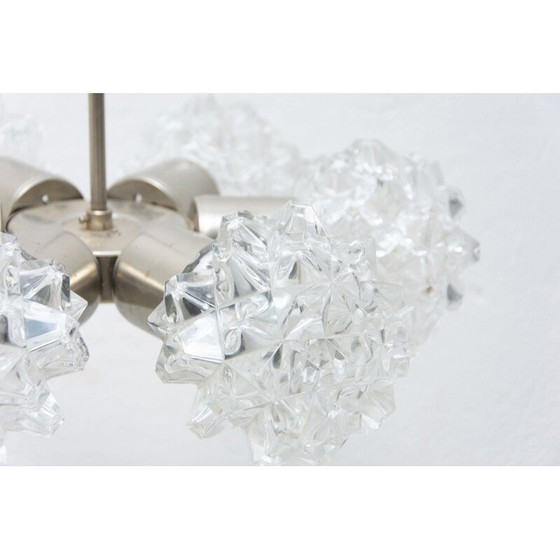 Image 1 of Vintage cut glass chandelier for Kamenický Šenov, Czechoslovakia 1970