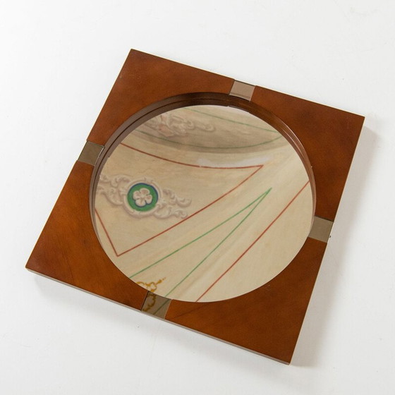 Image 1 of Specchio da parete vintage in teak, anni '70