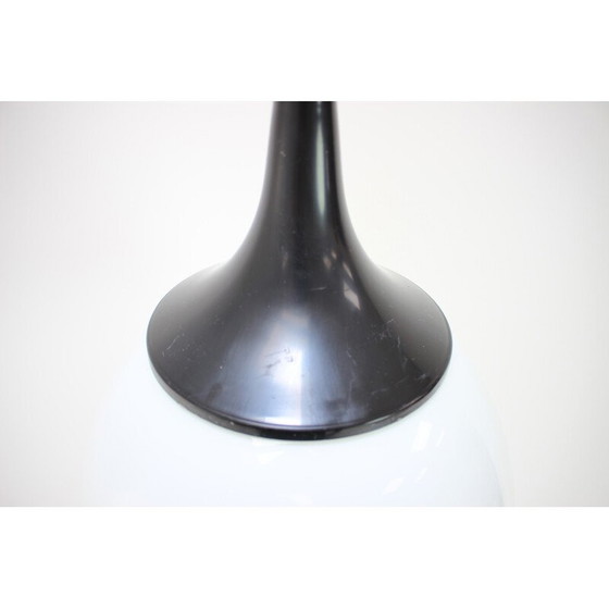 Image 1 of Vintage glass and metal pendant lamp for Napako, Czechoslovakia 1960