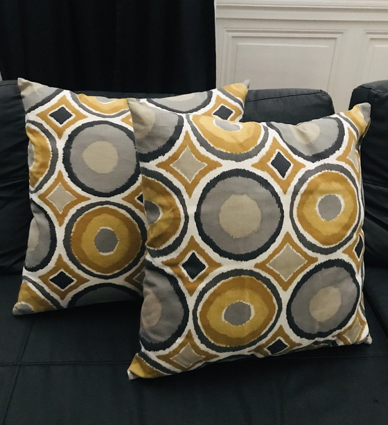 Image 1 of Geometric Pattern Cushions