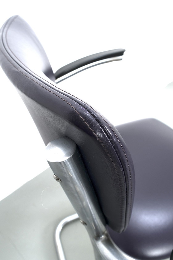 Image 1 of 4x Vintage chrome tubular frame chairs, set