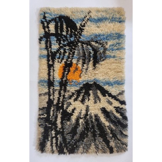 Image 1 of Mid century wool tapestry, Denmark 1960s