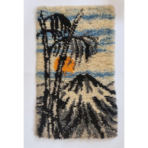 Mid century wool tapestry, Denmark 1960s