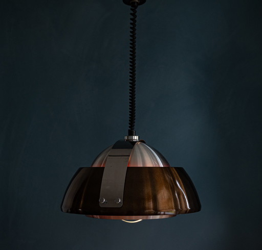 Lampe suspendue Lakro Amstelveen 1960, design hollandais vintage