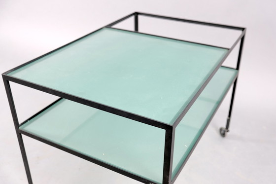 Image 1 of Serving bar cart by Herbert Hirche for Christian Holzäpfel KG, 1960s