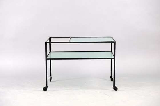 Image 1 of Serving bar cart by Herbert Hirche for Christian Holzäpfel KG, 1960s